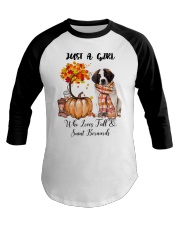 Fall And - Saint Bernard Baseball Tee tile