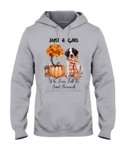 Fall And - Saint Bernard Hooded Sweatshirt front