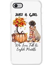 Fall And - English Mastiff Phone Case tile