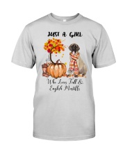 Fall And - English Mastiff Premium Fit Mens Tee tile
