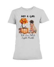 Fall And - English Mastiff Premium Fit Ladies Tee tile
