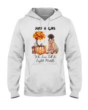 Fall And - English Mastiff Hooded Sweatshirt tile