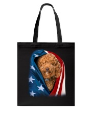American flag - Labradoodle Tote Bag tile