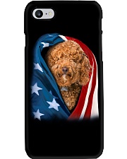 American flag - Labradoodle Phone Case tile
