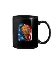 American flag - Labradoodle Mug tile