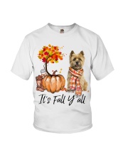 It is Fall - Cairn Terrier Youth T-Shirt tile
