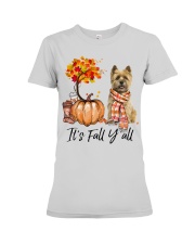 It is Fall - Cairn Terrier Premium Fit Ladies Tee tile