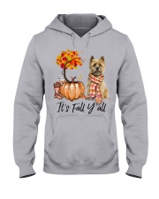 It is Fall - Cairn Terrier Hooded Sweatshirt front