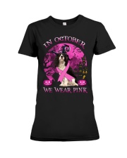 Pink Moon - Cavalier King Charles Spaniel 3 Premium Fit Ladies Tee tile