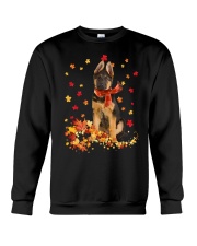Autumn Leaves Scraf - German Shepherd Crewneck Sweatshirt tile