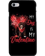 My Valentine - CHOCOLATE Goldendoodle Phone Case tile