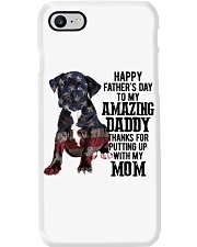 Father Day - Pitbull Dog Phone Case tile