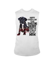 Father Day - Pitbull Dog Sleeveless Tee tile