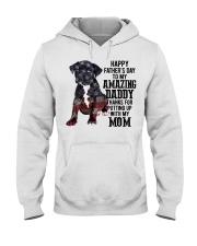 Father Day - Pitbull Dog Hooded Sweatshirt tile