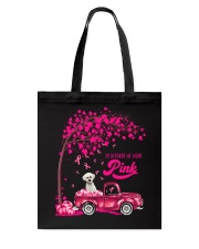LBN October Pink Truck Bichon Frise 2 Tote Bag tile