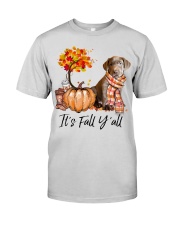 It is Fall - Labrador Retriever Premium Fit Mens Tee tile