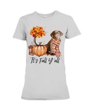It is Fall - Labrador Retriever Premium Fit Ladies Tee tile