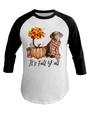 It is Fall - Labrador Retriever Baseball Tee tile