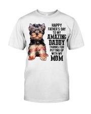 Father Day - Yorkshire Terrier Classic T-Shirt tile