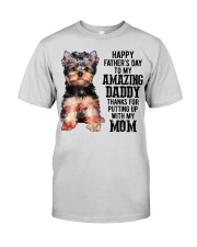 Father Day - Yorkshire Terrier Premium Fit Mens Tee tile