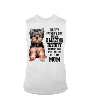 Father Day - Yorkshire Terrier Sleeveless Tee tile