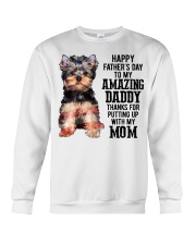 Father Day - Yorkshire Terrier Crewneck Sweatshirt tile
