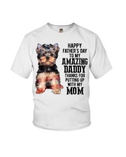 Father Day - Yorkshire Terrier Youth T-Shirt tile