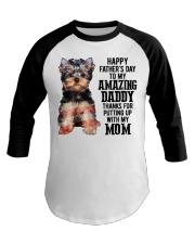 Father Day - Yorkshire Terrier Baseball Tee tile