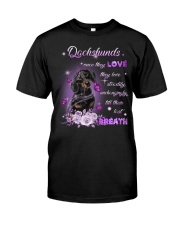 Last Breath - BLACK Dachshund Premium Fit Mens Tee tile