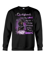 Last Breath - BLACK Dachshund Crewneck Sweatshirt tile