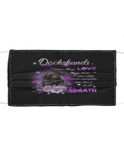 Last Breath - BLACK Dachshund Mask tile