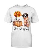 It is Fall - Saint Bernard Classic T-Shirt tile