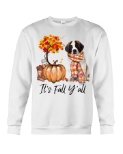 It is Fall - Saint Bernard Crewneck Sweatshirt tile