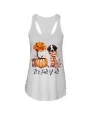 It is Fall - Saint Bernard Ladies Flowy Tank tile