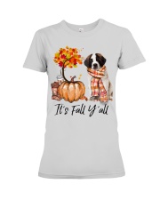 It is Fall - Saint Bernard Premium Fit Ladies Tee tile