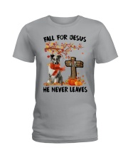 Autumn Cross - Shetland Sheepdog 1 Ladies T-Shirt tile