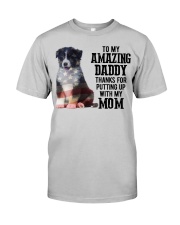 Amazing Daddy - Australian Shepherd Classic T-Shirt front