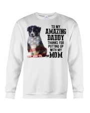 Amazing Daddy - Australian Shepherd Crewneck Sweatshirt tile