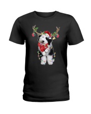 Reindeer - Sheepadoodle Ladies T-Shirt tile