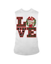 Christmas Love - CREAM Toy Poodle Sleeveless Tee tile
