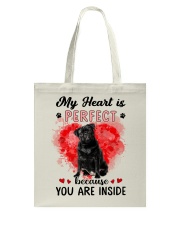 Perfect - BLACK Pug 3 Tote Bag tile