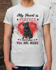 Perfect - BLACK Pug 3 Classic T-Shirt apparel-classic-tshirt-lifestyle-30
