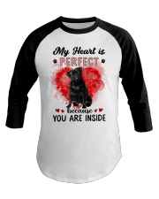 Perfect - BLACK Pug 3 Baseball Tee tile