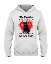 Perfect - BLACK Pug 3 Hooded Sweatshirt tile