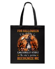 Recognize - BLACK American Staffordshire Terrier Tote Bag tile