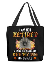 Retired - GREY Keeshond All-Over Tote tile