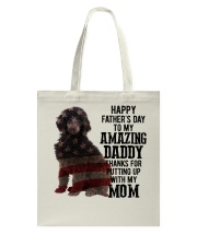 Father Day - Standard Poodle Tote Bag tile