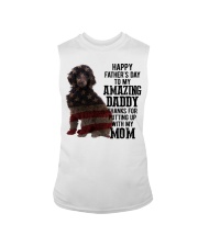 Father Day - Standard Poodle Sleeveless Tee tile