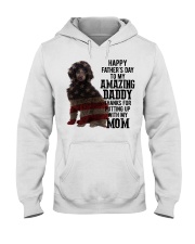 Father Day - Standard Poodle Hooded Sweatshirt tile
