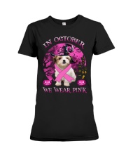 Pink Moon - Teddy Bear Dog Premium Fit Ladies Tee tile